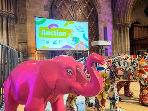 The auction in Lichfield Cathedral saw around 200 people gather in person, with over 2,000 more watching online from around the world.