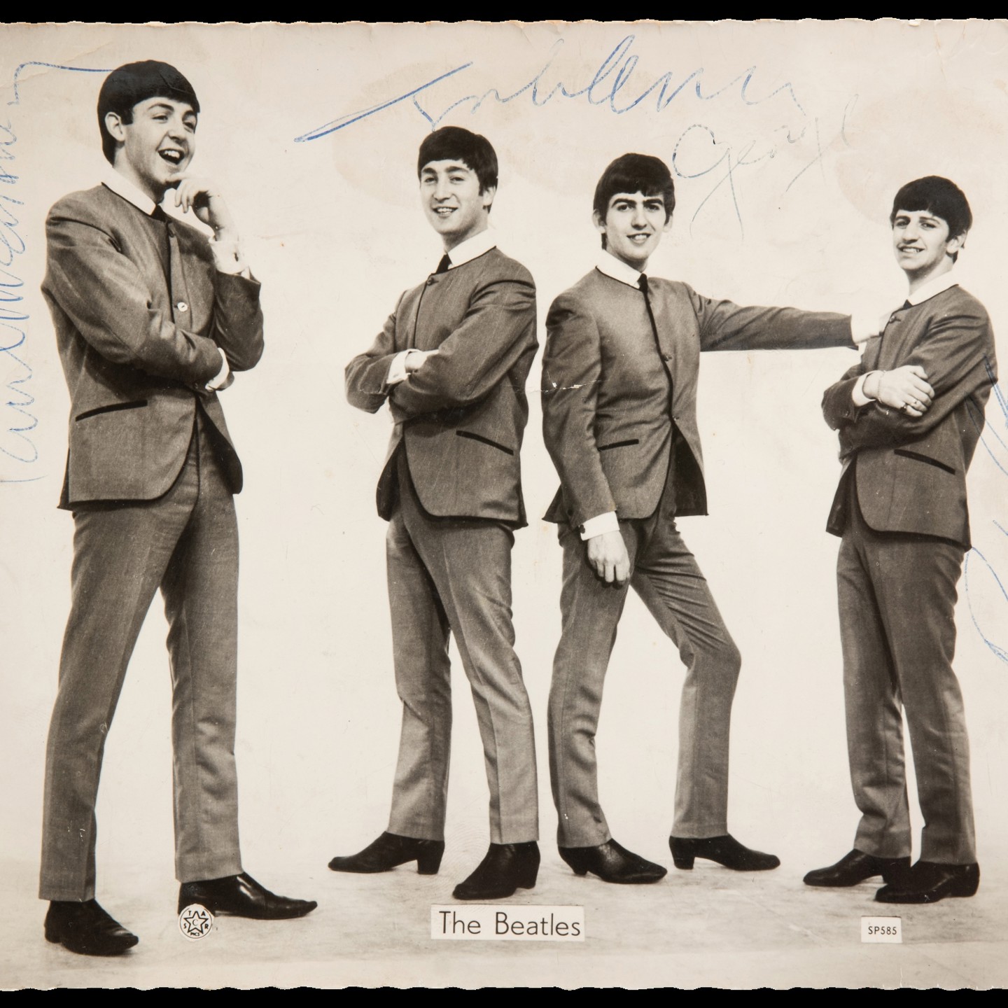 Beatles Signed Photograph Sold £3,000 Clip