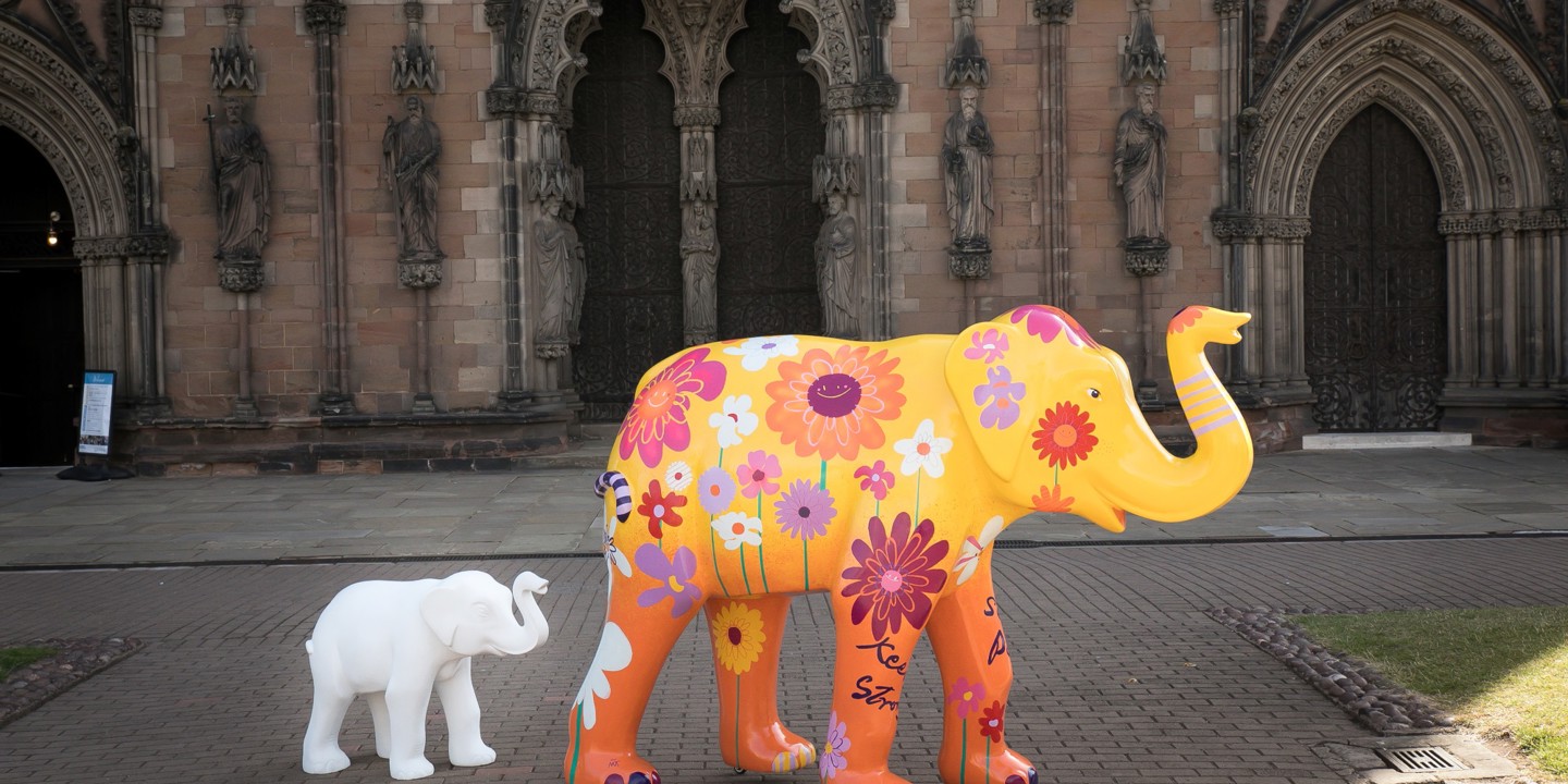 St Giles Hospice March Of The Elephants Lichfield Cathedral