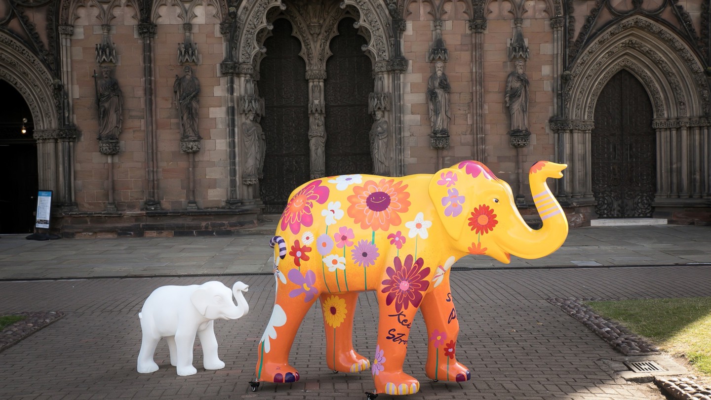 St Giles Hospice March Of The Elephants Lichfield Cathedral
