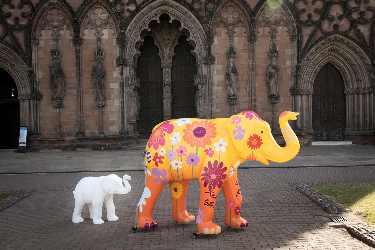 St Giles Hospice March Of The Elephants Lichfield Cathedral