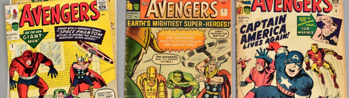 Comics Page Banner Avengers Sold £5,000